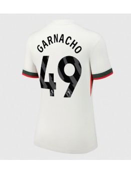 Zenske Futbalové oblečenie Chelsea Alejandro Garnacho #49 2025-26 Krátky Rukáv - Preč